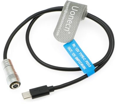 Uonecn 4 Pin auf USB C Steuerkabel für DJI Ronin RS2 RSC2 RS3 RS3 Pro zu Z CAM E2 S6 F6 F8 45cm