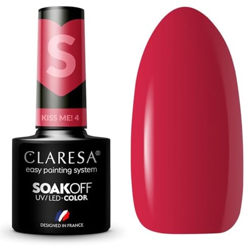 4 kyss me! UV-nagellack, 5 ml Claresa