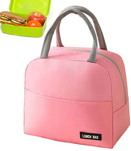 Lindas Almuerzo para Mujer, Bolsa Almuerzo aislada, Bolsa Almuerzo aislada Color sólido, Caja Almuerzo enfriadora, preparación Comidas para Hombres y Mujeres, Trabajo, Picnic Viajes