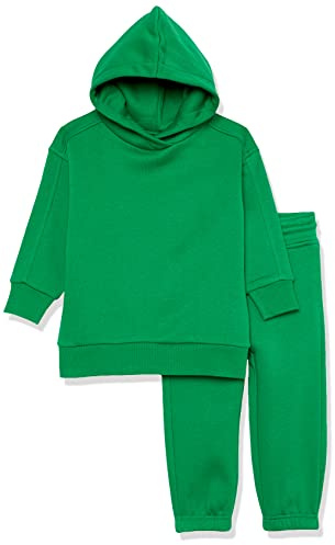 Amazon Essentials Unisex Kids' Modern Sweat Set, Pack of 2