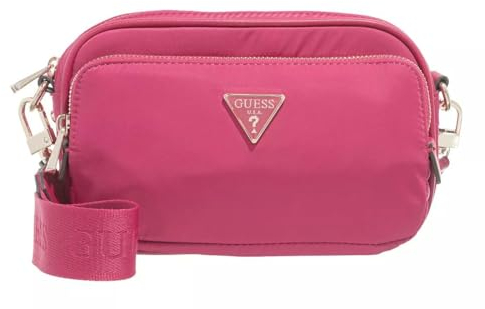 GUESS Eco Gemma Crossbody Camera da donna, taglia unica, Magenta, Taglia unica