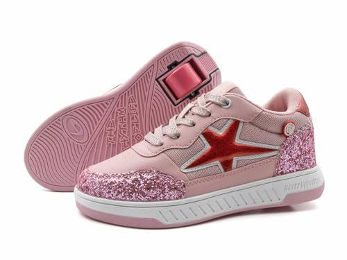 BREEZYROLLERS 2231412, Rollschuh, Schuhe mit Rollen, 2-in-1 Kinderschuhe, Skateboardschuhe, Sneakers (eu_Footwear_Size_System, Little_Kid, Numeric, medium, Numeric_30)