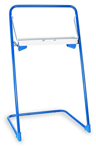 Bodenständer für Putztuchrollen | für Industrierolle bis 40 cm Breite | Putzrollenhalter für Werkstatt, Industrie, Garage und Handwerksbetrieb