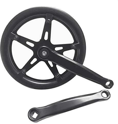 Hopbucan 46T Rennrad Kurbel Single Speed 170Mm Kurbel Fahrrad Kurbel Hohl Zahn Platte Fahrrad Kurbel Kettenrad Fahrrad Zubehör