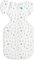 Love To Dream Swaddle UP, Baby Swaddle, Idealer Stoff für Moderate Temperaturen (20-24°C), Patentiertes abnehmbares Flügeldesign, Strampler Overall, XL (11-14kg), Weiß