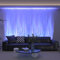 TACAHE RGBW Dynamic Wave Wandleuchte - Fließendes Wasser, Aurora Visual - Farbwechselnde Wandfluterlampe mit Fernbedienung & APP - Umgebungslicht für Wohnzimmer, Gaming Set - 39.3 - 12W - 1 Pack