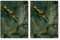 Pagnanno Hob Covers Chopping Board Pack of 2 - Versatile Kitchen Board Glass Worktop Savers - Heat Resistant Sink Boards, Worktop Protectors - Marble Effect Grey (Design 10, 50x40CM)
