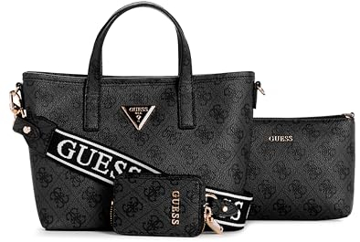 Guess Latona Mini Tote, Logo Carbone, taglia unica