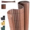 Cecaylie Canisse en PVC,Marron Brise vue balcon Renfort en 4 poids, anti-moisissure et facile d'entretien - Renforcé - Forte intimité pour jardin, balcon, terrasse(180 * 1000cm)