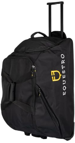 Equestro Trolley-Tasche mit gesticktem Logo, Schwarz , TUN