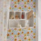 Funlife Klebefolie Bunt Möbelfolie Selbstklebend, Tapete Kinderzimmer Schachbrett, Schrankpapier Möbelklebefolien für Küche Wohnzimmer Schlafzimmer, Blumentapete 41 x 101 cm