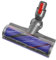 Yivy Testina di aspirazione compatibile con Dyson V7, V8, V10, V11, V15, spazzola per pavimenti progettata tappeti e pavimenti duri, pulizia profonda dei tappeti, previene l’aggrovigliamento capelli