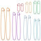 Yuanchu Lot de 14 porte-mailles pour tricot - 7 tailles - Accessoires de fil - Porte-points - Aiguilles à crochet - Marqueurs de maille - Aiguilles à tricoter - Aiguilles à tricoter - Épingles à