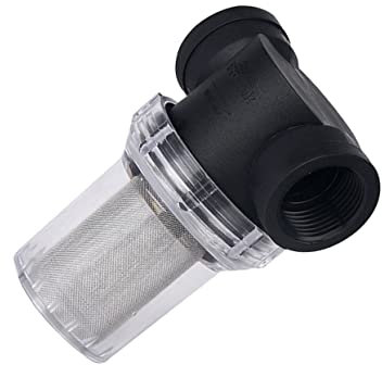 HOMOCONO Wasserreiniger-vorfilter Für Hauswasserwerk Entfernt Partikel Wie Thermonatrit Und Sandkörner Langlebiger Wasserfilter Aus Pvc-material Mit Dichtung