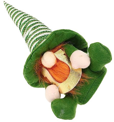 Alipis St Patrick's Day Wichtel Puppe Grüne Kobold Deko Figur Für Festliche Wohnraumgestaltung Hübsches Home Adornment Für Feiertagsdekoration
