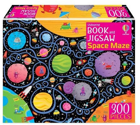 Usborne Book and Jigsaw Space Maze