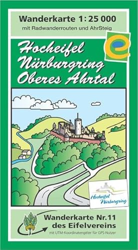 WK Hocheifel, Nürburgring, Oberes Ahrtal: Wanderkarte Nr. 11 des Eifelvereins (Karten des Eifelvereins)