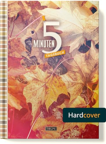 5-Minuten-Tagebuch: Deine 90 Tage Dankbarkeits-Challenge | Für ein Erfolgreiches, Erfülltes & Glückliches Leben | Motiv „Herbst“ | Ca. A5 Hardcover-Buch zum Ausfüllen