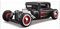 Koenig-Tom 1929 Ford Model A Hot Rod Kit – Modellauto-Kit – Metall & Gummi – ab 14 Jahren