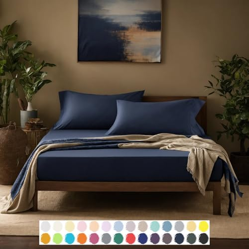 Carpe Sonno Elastisches Jersey Spannbettlaken 140x200cm Baumwolle bis 160x200cm [Made in EU] Absolut Bügelfrei - 15 cm bis 25 cm Steghöhe | Bettlaken 140x200 | Spannbettlaken 160x200 Baumwolle