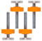 M10 Baby Gate Screw Bolts Pressure Gates Threaded Spindle Bars Screws Kit Pressure Gates Threaded Spindle Bars Screws Kit for Stair Gates Pack of 4