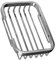 VIBORG Solid Extra-thick Sus304 Stainless Steel Wire Wall Mount Mounted Bathroom Bath Shower Soap Bar Basket Dish Shelf Holder Caddy (Satin nickel)