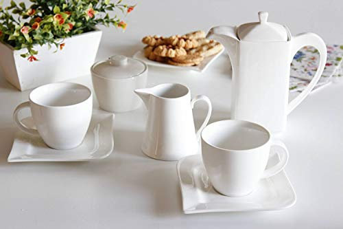 AMBITION KAFFEESERVICE 29 tlg 12 Personen Porzellan Kaffeegeschirr Kaffeegedeck