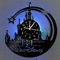 Smotly Vinyl Wanduhr, LED 16-farbige Nachtlichtuhr, Disney Comic Uhr, Geburtstagsgeschenk, Wandkunst Dekoration Uhr. (Geschenk: Hook+Gift Bag)