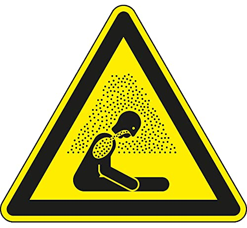 Aufkleber I Warnschild Warnung vor Erstickungsgefahr, KRO, ISO, Folie, selbstklebend, SL 200mm, DIN EN ISO 7010