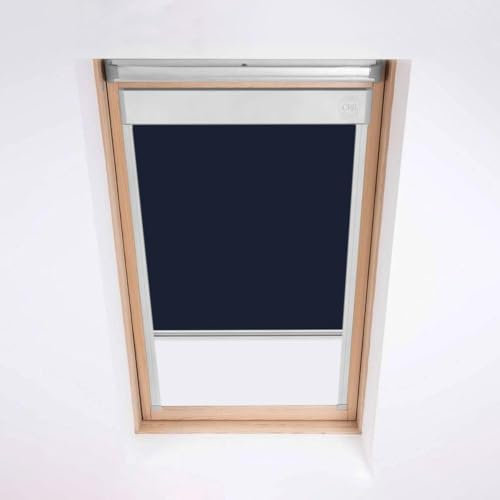 Classic Roof Blinds Store occultant pour fenêtres de toit Velux - Code SK06 - Bleu marine