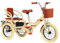 LSQXSS Outdoor-Cruiser-Fahrrad-Dreirad, Tandem-Dreirad, Kinder-Trikes mit Einzelbremse, Pedal-Dreirad mit rutschfestem Speichen-Luftrad, 3 Räder zum Abhängen