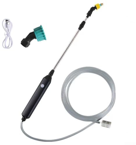 Pulverizador eléctrico para regar flores, riego de flores, herramientas eléctricas de pulverización de agua con tubo para tu jardín