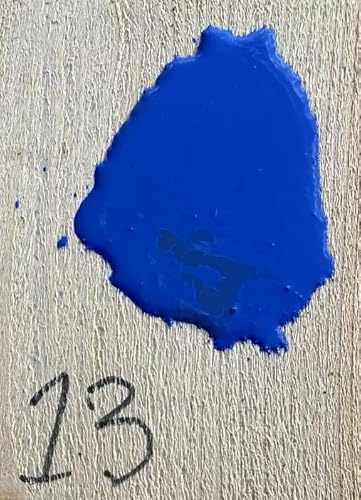 PrintGreen! Leinölfarbe - Innen-& Außenfarbe - Azurblau - natürlicher Holzschutz - Made in Schweden - für Holz, Putz, Gips, Stein, Metall uvm. (1 Liter)