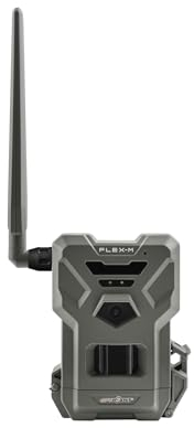 Spypoint Flex-M - Wildkamera mit Foto- & Videoübertragung, 28 Megapixel, Wildtierkamera mit Nachtsicht, kostenlose App für Ihr Smartphone