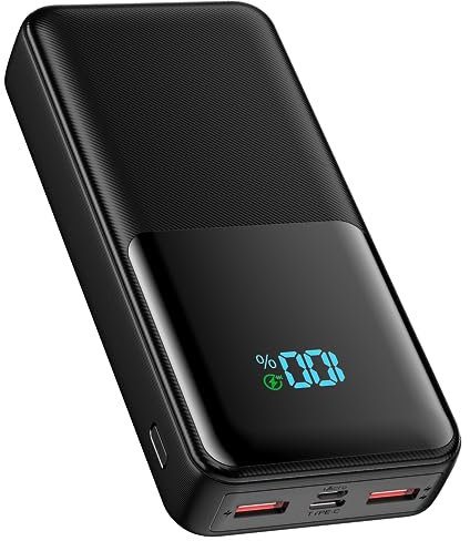 Newest 56800mAh 65w Power Bank Ultra-High Capacity Battery Pack, Portable Charger Fast Charging USB C Input/Output, 4 Charging ports, HD Digital Display, Compatible for Phone/android