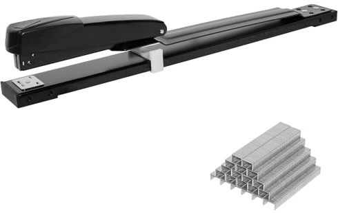 Long Reach Stapler with 2000 Staples,Saddle Stitch Binding Stapler