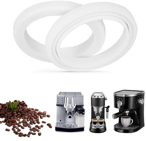 2 piezas de junta de silicona, junta de cafetera, juntas de repuesto para portafiltros, anillo de vapor de silicona, piezas para juntas de cabezal de grupo para EC680, EC685, EC785