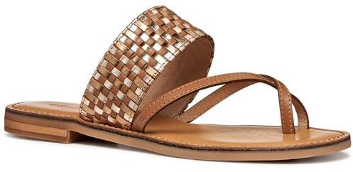 Geox Damen D Maddalusiac G Flat Sandal