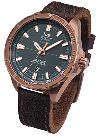 Vostok Europe Automatik Herrenuhr Almaz Bronze NH35A-320O507