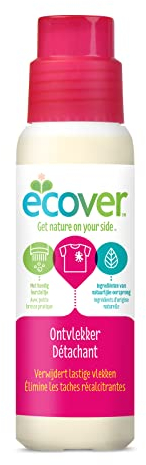 Ecover Fleckenentferner für Textilien, natürlicher Ursprung, mit praktischer Bürste, 200 ml