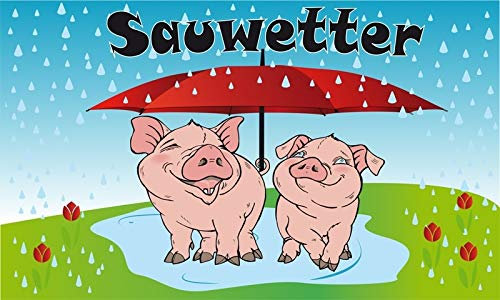 Everflag Flagge 90 x 150 : Sauwetter