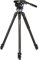 Benro A373F Aluminum Single Tube S8PRO Head - 75mm Half Ball Adapter, 3 Leg Sections