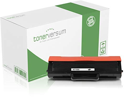Tonerversum Toner kompatibel zu HP W1106A 106A Schwarz Black für Laser 107a 107w MFP 135ag 135wg 137fw 137fnw 138fw 138fnw 138p 138pn 138pnw