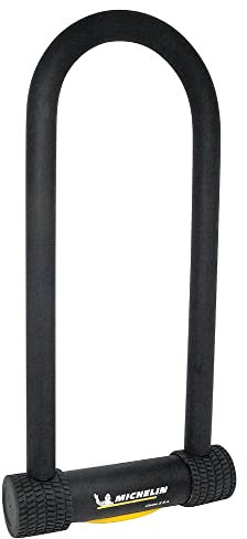 MICHELIN - Antivol U SRA 112x310 mm Ø18 mm - Sécurité 10/10 - Certifié SRA et Art - Acier trempé - Serrure à cylindres 7 disques - 3 clés fournies - Garantie 10 Ans