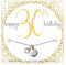 Gift Card 30th Birthday Sterling Silver Necklace Gifts For Women With Engraved Disc & Rose Gold Heart Pendant Present Gift Box Chain 18 Inch Jewellery