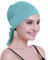 osvyo Bambus Chemo Kopftuch für Frauen mit Haarausfall - Krebspatienten Kopfbedeckung Turban in Versiegelter Verpackung LICHT GRÜN