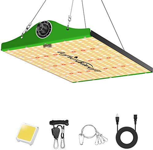 LeFreshinsoft Full Spectrum 1000W LED Grow Light F1000 Series 3 x 3ft Coverage Dimmable Samsung UV IR Grow Lamps for Indoor Plants