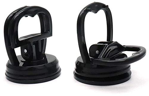 OLVINS Démontage de l'outil de Retrait d'ouverture des ventouses Robustes 2 Pack pour la réparation de l'écran LCD des téléphones Portables tablettes (Noir)