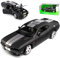 Welly Dodge Challenger SRT Coupe Matt Schwarz mit Silber 3. Generation Ab 2008 1/24 Modell Auto mit individiuellem Wunschkennzeichen