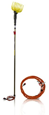 Garland Shaker 200 FW-V20 - Vareador eléctrico 12V, 1200 Golpes/min, pértiga telescópica Aluminio hasta 5 m, Cable 15 m con Pinzas